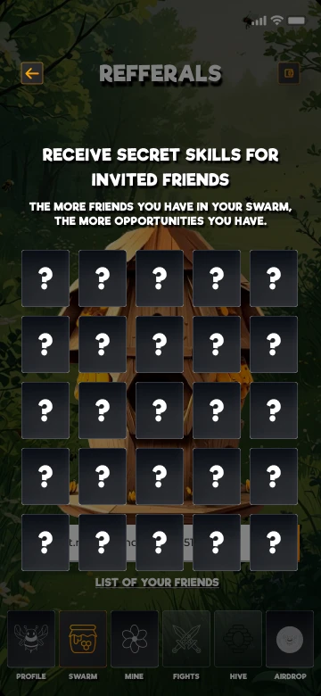 Skills that open up as the swarm grows