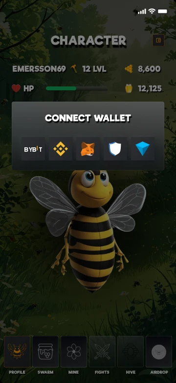 Choosing a wallet to connect