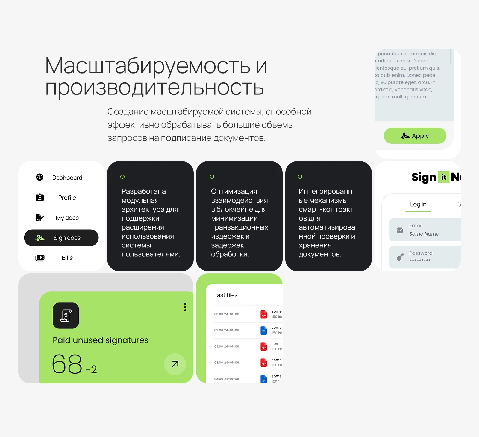 Масштабируемость и производительность сервиса электронной подписи