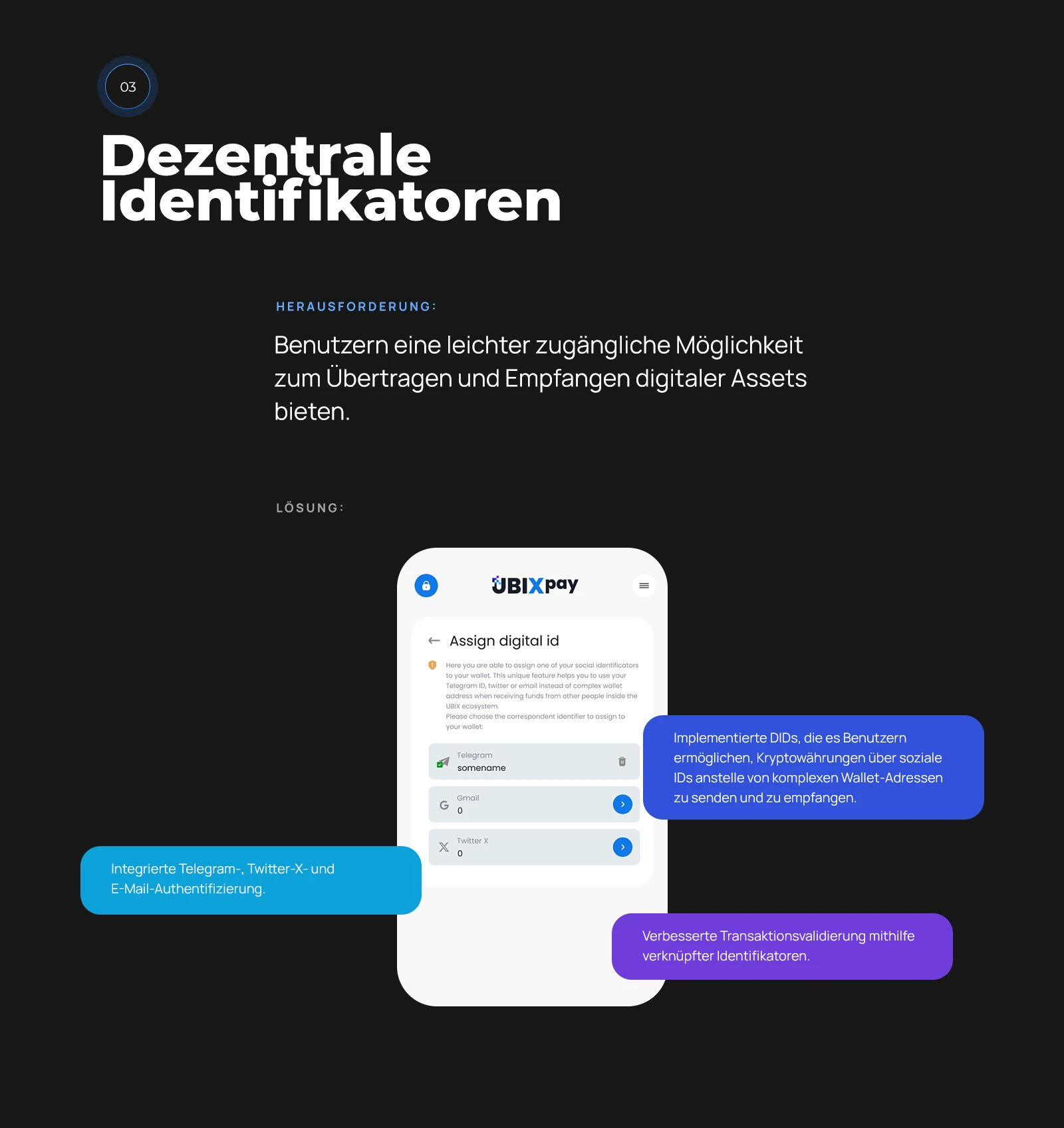 Dezentrale Kennungen: Überweisungen über Telegram, X und E-Mail statt über eine Adresse